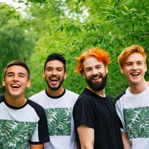 Boys with Orange Hair in Nature Meme