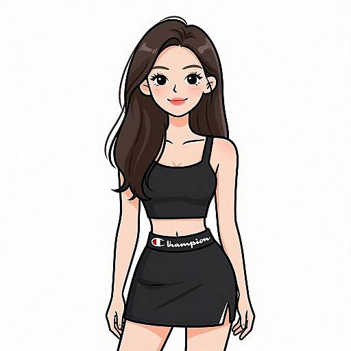 Sporty Chic Smiling Woman Portrait