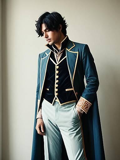 Man in Trey of Triforia Cosplay Costume