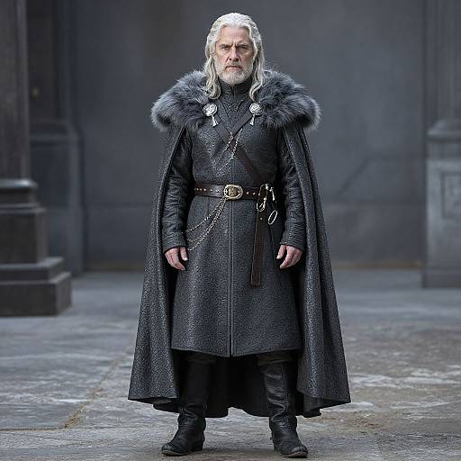 Old Man in Game of Thrones Costume