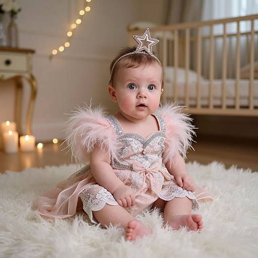 Luxurious Fairy Costume Newborn Portrait