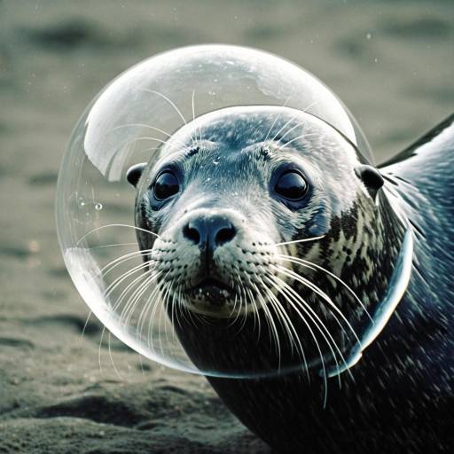 Seal with Air Bubble Helmet
