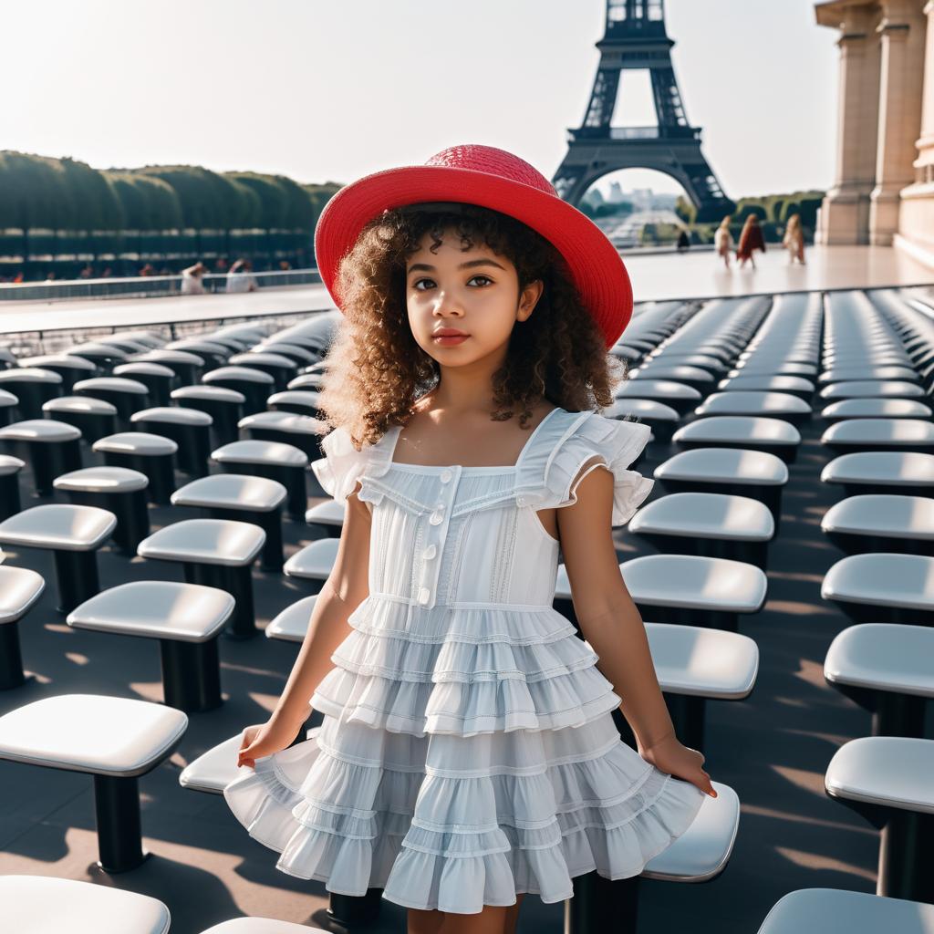 Whimsical Portrait of a Young Girl