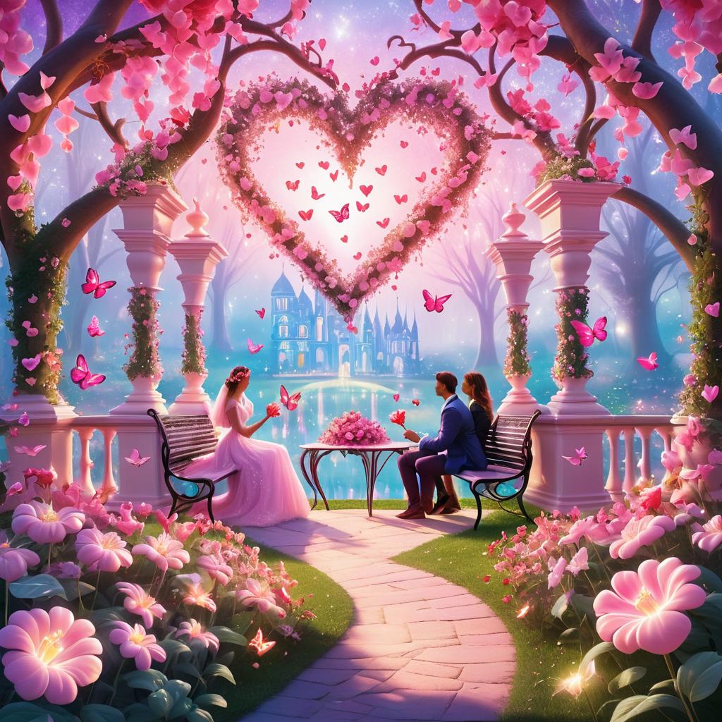 Enchanted Garden of Love on Valentine's Day