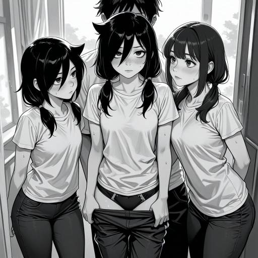 Monochrome Scene with Kuroki Tomoko