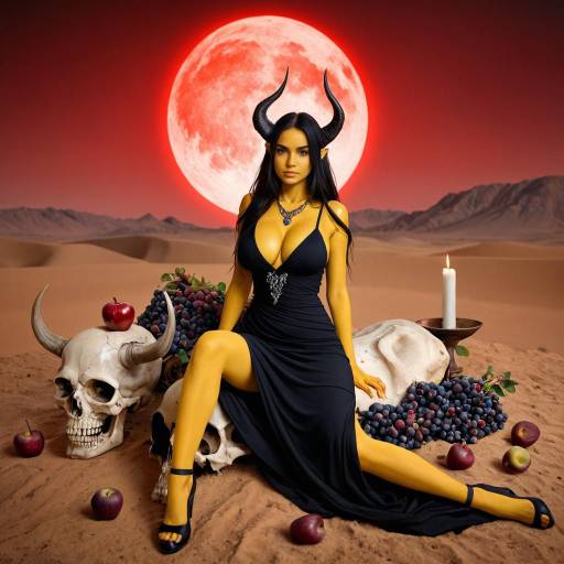 Mystical Girl Beneath the Blood Moon Mystical Girl Beneath the Blood Moon