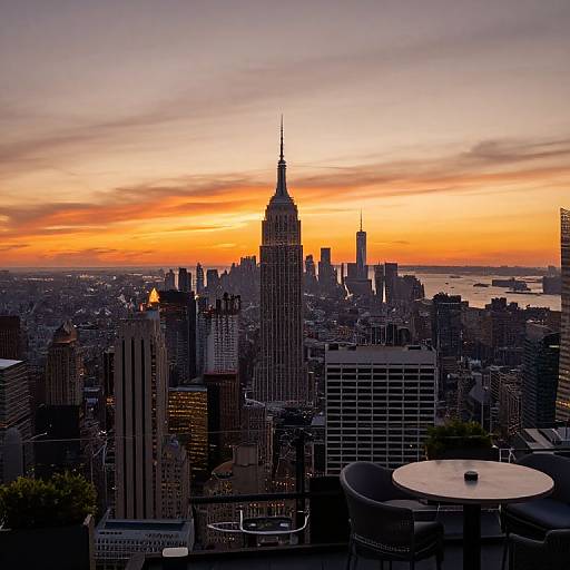 Sunset Panorama at 100 UN Plaza