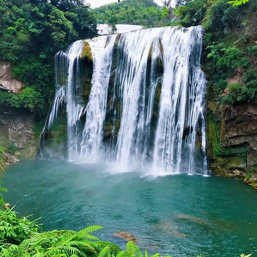 Overhead View of a Waterfall