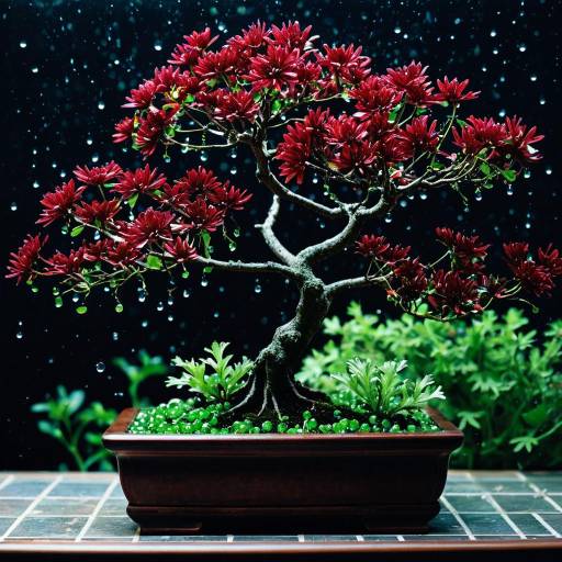 Stunning Exotic Bonsai and Wildflowers