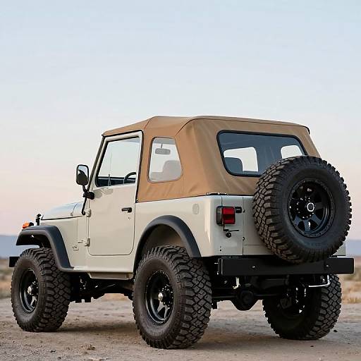 1980s Rugged Jeep CJ7 Outdoor