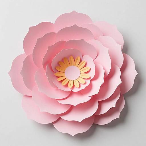 DIY Fresh Peony Paper Flower Template