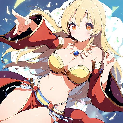 Illustration of Gypsy (ragnarok online), ragnarok online in the style of Okota mikan