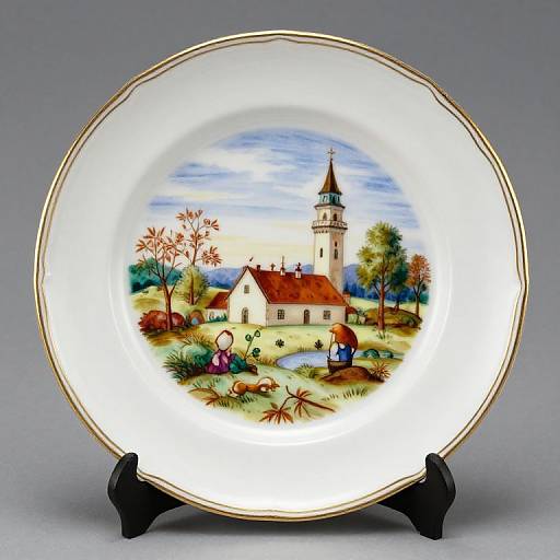 Hand Painted Royal Worcester Plate