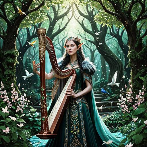 Elven Queen in Enchanted Forest Court