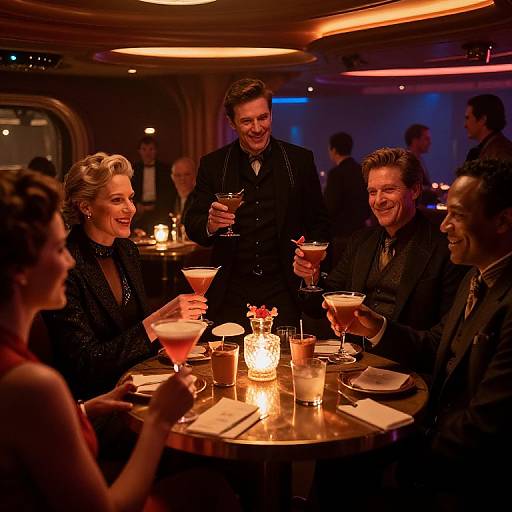 Elegant Cocktail Party on Battlestar Galactica