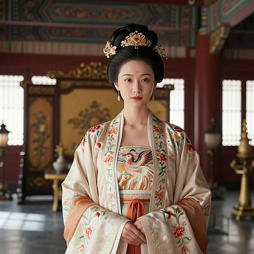 Photorealistic Song Dynasty Court Lady