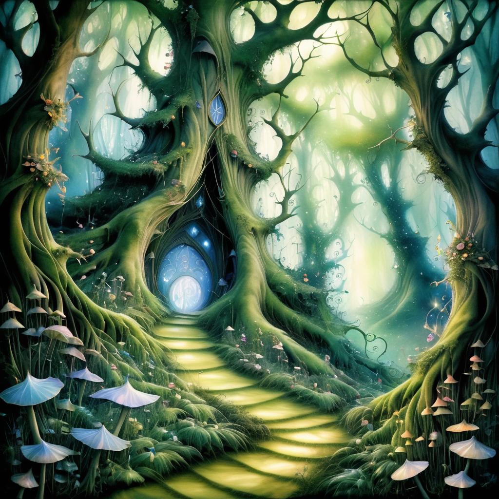 Whimsical Forest of Enchanting Fairies