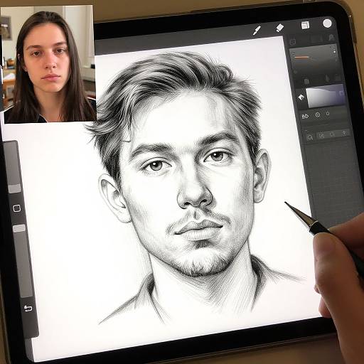 Photo to Detailed Pencil Sketch