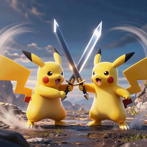 Epic Dual Blade Pokémon Showdown