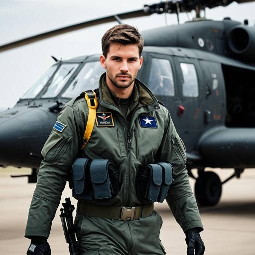 Realistic Air Force Soldier in Action