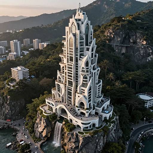 Luxurious Cliffside Renaissance Tower