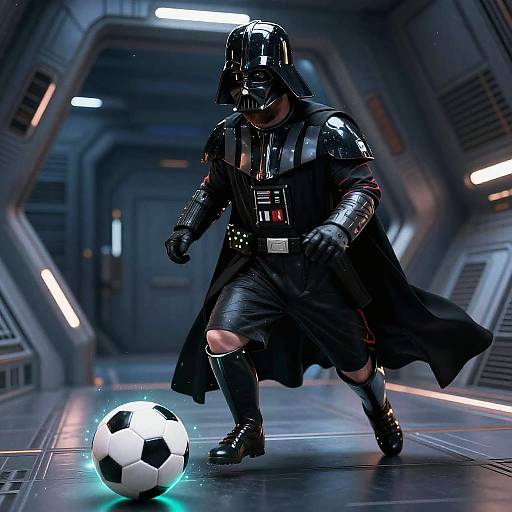 Messi as Darth Vader Dribbling Soccer