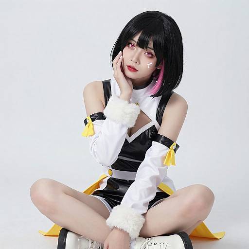 Digital Art of Cosplay Woman