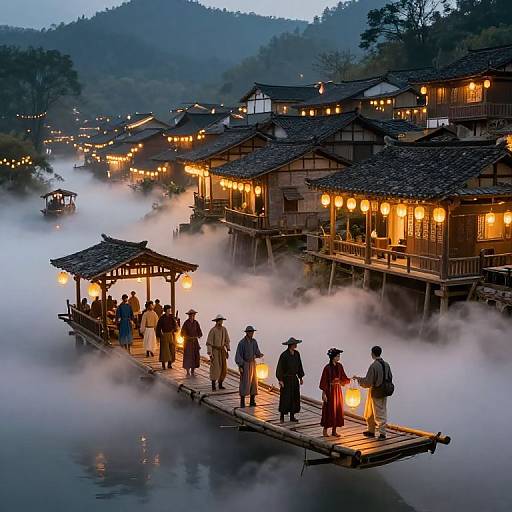 Fantongjun Guiding Through Floating Village