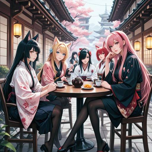 Crossover of Six Girls in Fashion