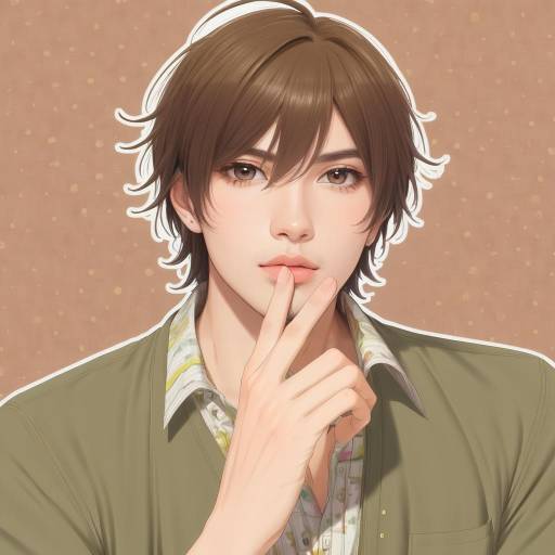 Illustration of Amagase touma, idolmaster in the style of Asutora