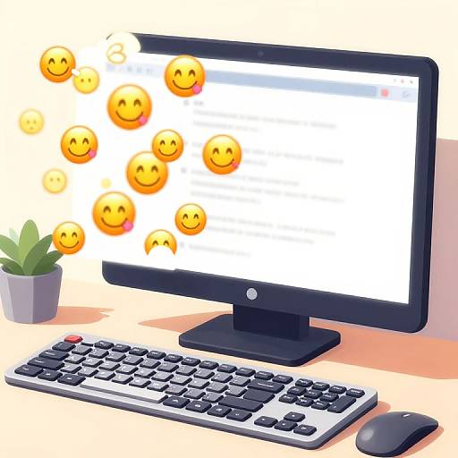 Emoji Text Generator Illustrated Scene