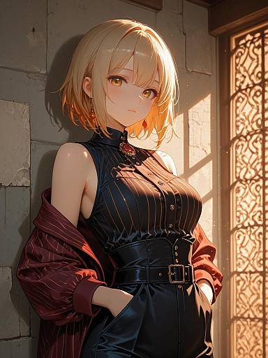 Cinematic Fashion Portrait of a Woman