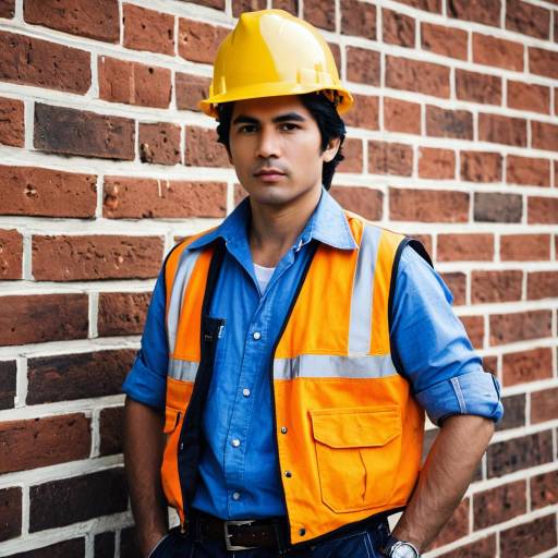 Realistic Construction Worker Portrait