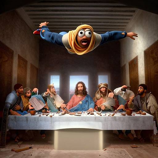 Photograph of Leonardo da Vinci's 