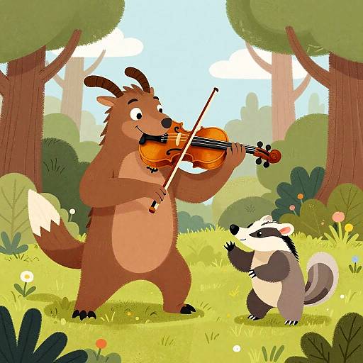 Whimsical Armadillo and Anteater Music