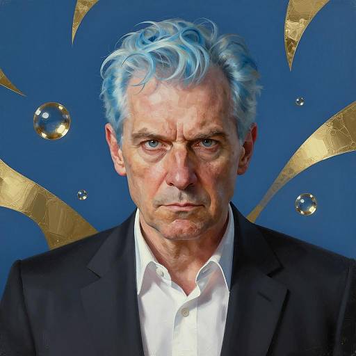 Intense Portrait of an Older Man