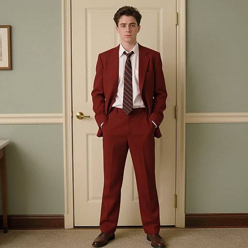 Ron Burgundy Inspired Formal Suit