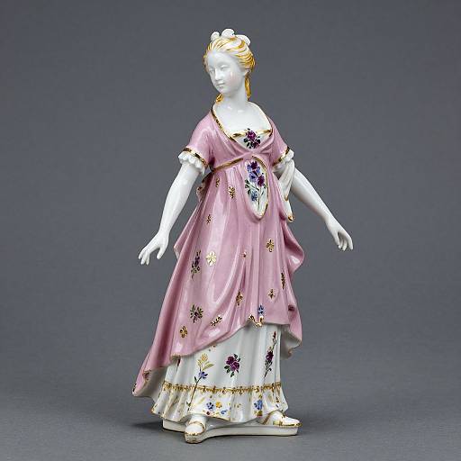 18th-Century Niderviller Faience Figurine