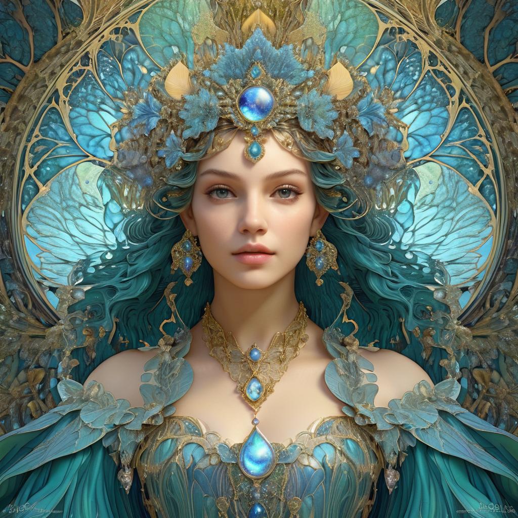 Enchanting Portrait of a Fairy Queen