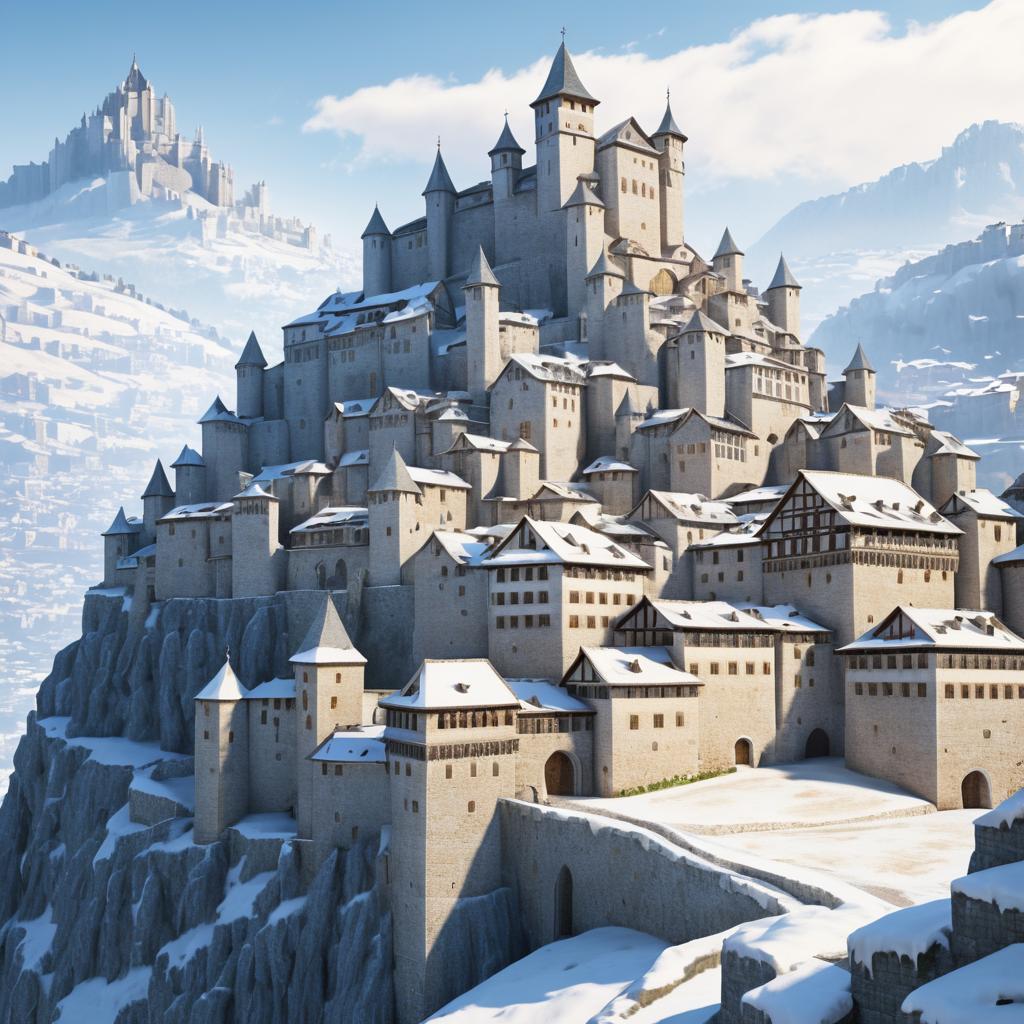 Medieval Citadel Overlooking Chilly Town