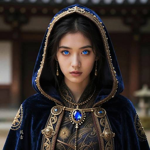 Enchantress in AI Medieval Japan