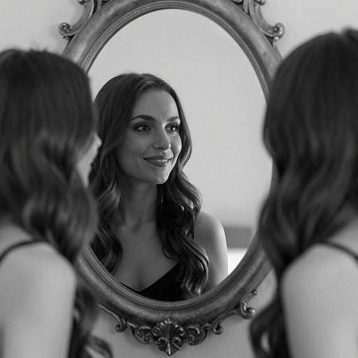 Beauty in Reflection: A Dual Portrait