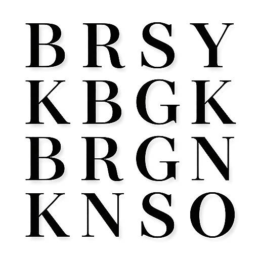 Elegant Minimalist Typographic Art