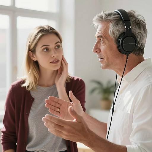 Engaging Moments in a Bright Room