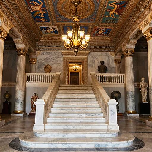 Luxurious Ancient Greek Palace Interior
