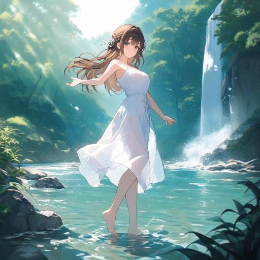 Serene Admiral in Nature's Embrace