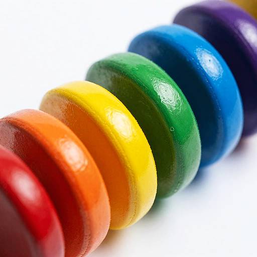 Vibrant Glossy Colorful Spheres