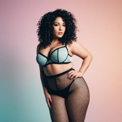 Mysterious Femme Fatale Lingerie Photoshoot