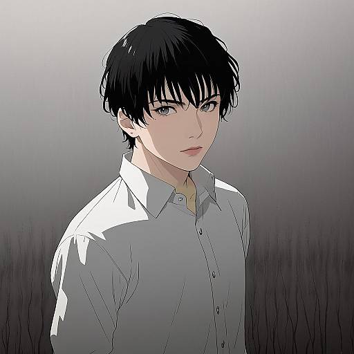 Illustration of Murata ugetsu, given in the style of Tachikoma (mousou teikoku)