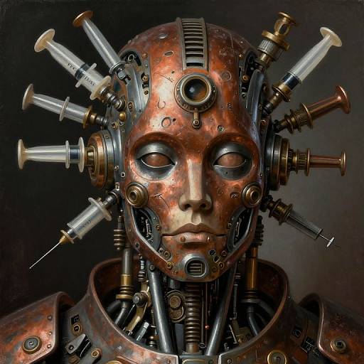 Steampunk Biomechanical Portrait